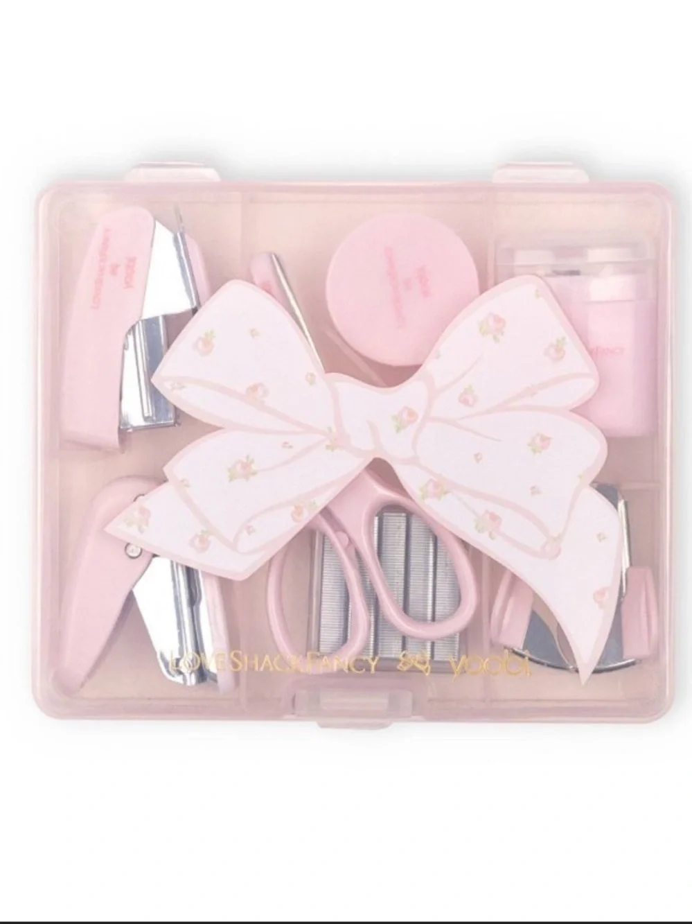 LoveShackFancy x Target 🎀 Yoobi 8 piece Blooming Heirloom Ditsy Mini Supply Kit